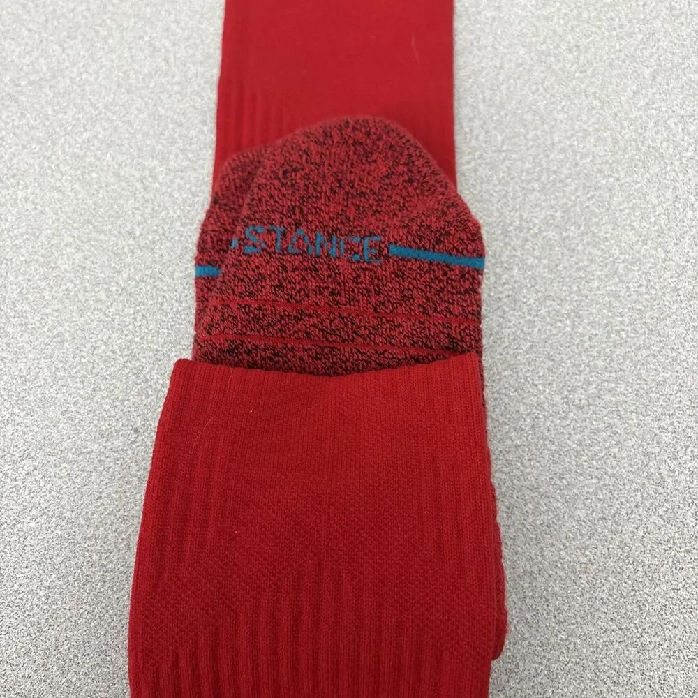 Stance Baseball‎ Socks, Red, OTC Womens Size 8-10.5, Freshtex, & Extra Blue Pair